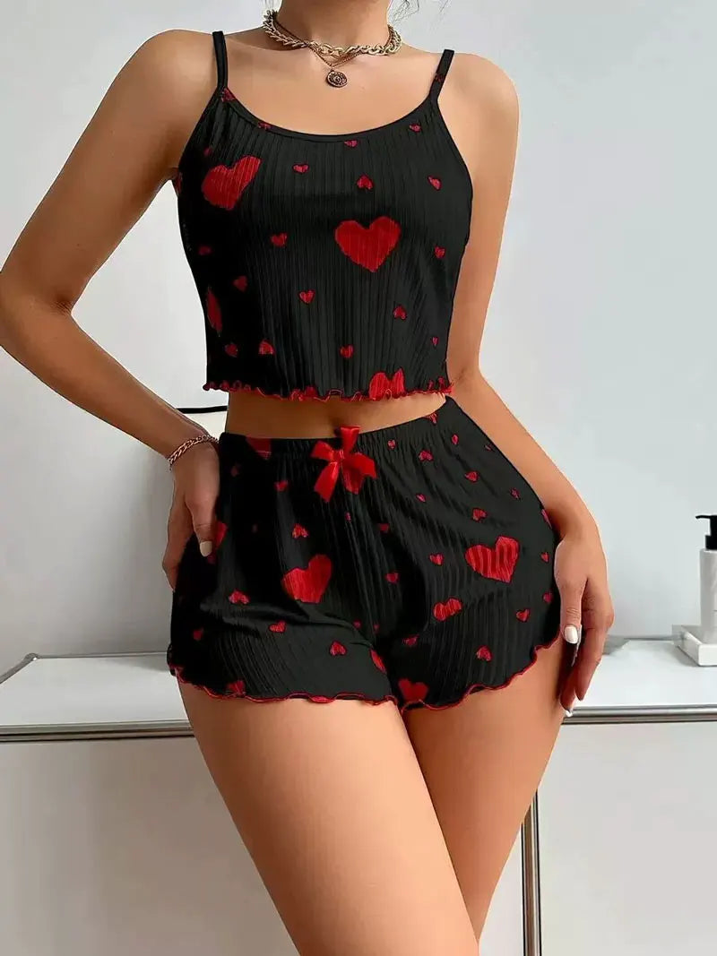 2 Pieces Set Women'S Pijama Sexy Lingerie